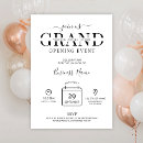 Buscar lanzamiento invitaciones Inauguración grandiosa