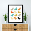 Buscar animales coloridos posters Verde