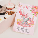 Buscar del elefante invitaciones de cumpleaños Lindo