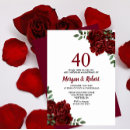 Buscar 40th anniversary invitaciones Para todos