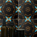 Buscar negro y turquesa azulejos Para ella