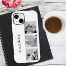Buscar monograma 3 iphone fundas Blanco