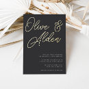 Buscar letra mayúscula invitaciones Elegante