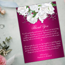 Buscar fucsia y blanco tarjetas Floral