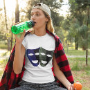 Buscar máscaras del teatro camisetas Para ella