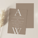 Buscar neutral boda invitaciones Contemporáneo