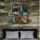 Buscar marrón y azul posters Pintura