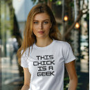 Buscar geek mujer camisetas Friki