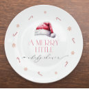 Buscar santa claus platos Rojo