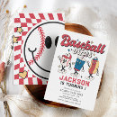 Buscar béisbol del vintage invitaciones Niño