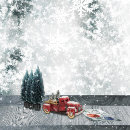 Buscar agua congelada papel de regalo Invierno