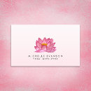 Buscar flor loto de tarjetas de visita wellness