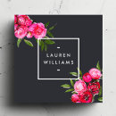 Buscar rosas azules tarjetas de visita Diseñador de interiores