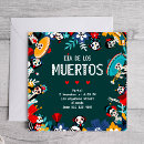 Buscar día del perro muerto postales Cráneo de azúcar