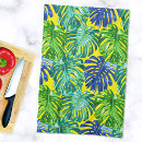 Buscar hojas tropicales verdes paños de cocina Para ella