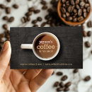 Buscar coffee cup tarjetas de visita Cafetería