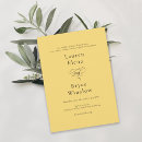 Buscar amarillo boda invitaciones Para ella