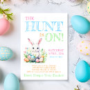 Buscar pascuas invitaciones Caza de huevos