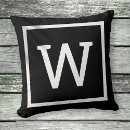 Buscar blanco y negro moderno cojines General y unisex