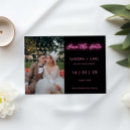 Buscar rosa del neón invitaciones Contemporáneo