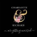 Buscar negro y oro invitaciones Prometida