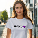 Buscar asexual camisetas Corazón
