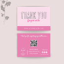 Buscar pink logo tarjetas de visita Código qr