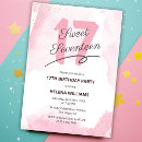 Buscar diecisiete invitaciones Elegante