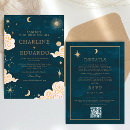 Buscar mística invitaciones Luna y estrellas