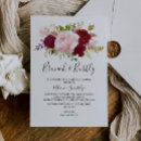 Buscar burbujeante invitaciones Ducha de novia floral