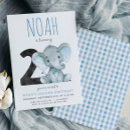 Buscar del elefante invitaciones de cumpleaños Chico