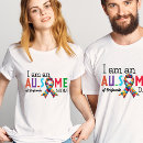 Buscar conciencia del autismo camisetas Asd