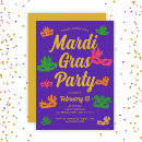 Buscar mardi invitaciones Colorido