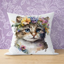 Buscar para los amantes del gato cojines General y unisex