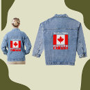 Buscar bandera canadiense chaquetas Para ella