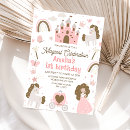 Buscar la princesa invitaciones primer cumpleaños Castillo