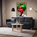 Buscar manzana roja posters Adorable