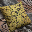 Buscar flores orientales cojines Oro