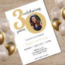 Buscar o feliz invitaciones 50 cumpleaños Negro y oro