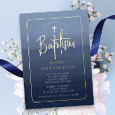 Buscar elegante invitaciones para bautizos Religiosa