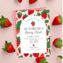 Buscar strawberry invitaciones Berry primero