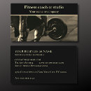 Buscar fitness tarjetas de visita Elegante