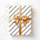 Buscar rayas beige y blancas papel de regalo Navidades