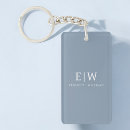 Buscar azul rectangulares llaveros Simple