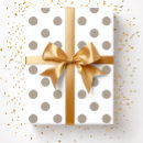 Buscar lunares beige papel de regalo General y unisex
