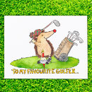 Buscar dibujo animado del golf tarjetas Golfista