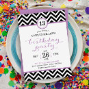 Buscar zigzag invitaciones Moderno