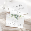 Buscar maid of honor invitaciones Para ella