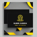 Buscar taxista amarillo tarjetas de visita Chófer