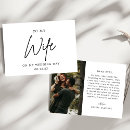 Buscar esposo tarjetas Mujer